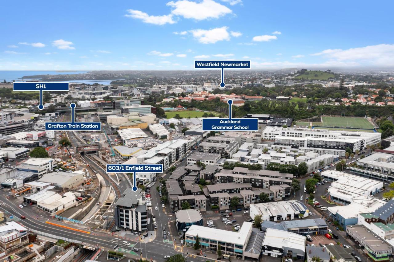 Enfield Sky - Brand New Luxury Penthouse Apartment Auckland Exterior foto